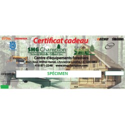 Certificat cadeau