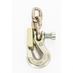 Flat Hook 7 mm (5/16'') withlock and 3 chain links PCA-1282